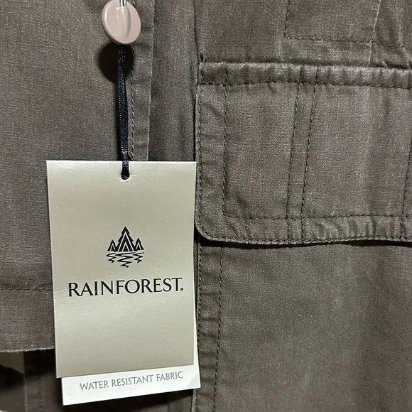 NWT - Rainforest Men's Brown Jacket - Picture 4 of 8